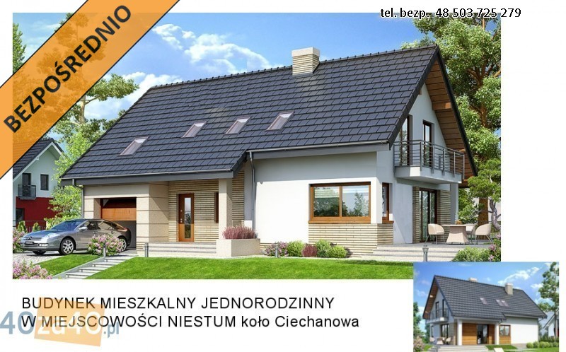 Dom na sprzedaż, powierzchnia: 147.2 m2, pokoje: 5, cena: 195 000,00 PLN, Ciechanów, kontakt: PL +48 503 725 279