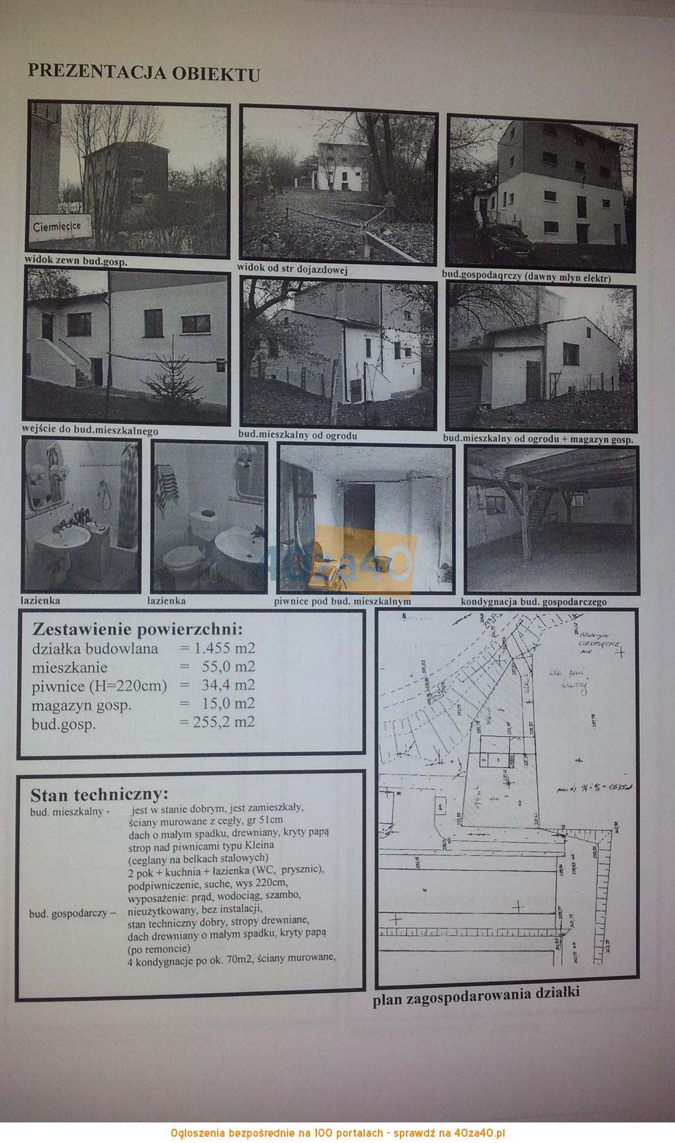 Dom na sprzedaż, powierzchnia: 79 m2, pokoje: 3, cena: 138 000,00 PLN, Ciermięcice, kontakt: 665.432.423