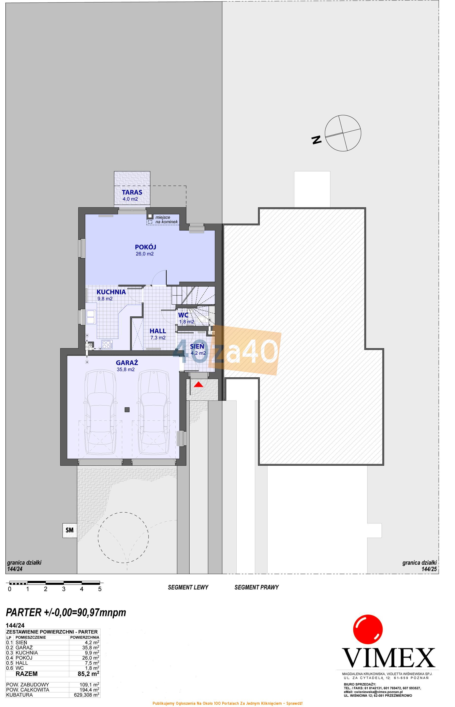 Dom na sprzedaż, powierzchnia: 153 m2, pokoje: 4, cena: 545 000,00 PLN, Swarzędz, kontakt: 607593527