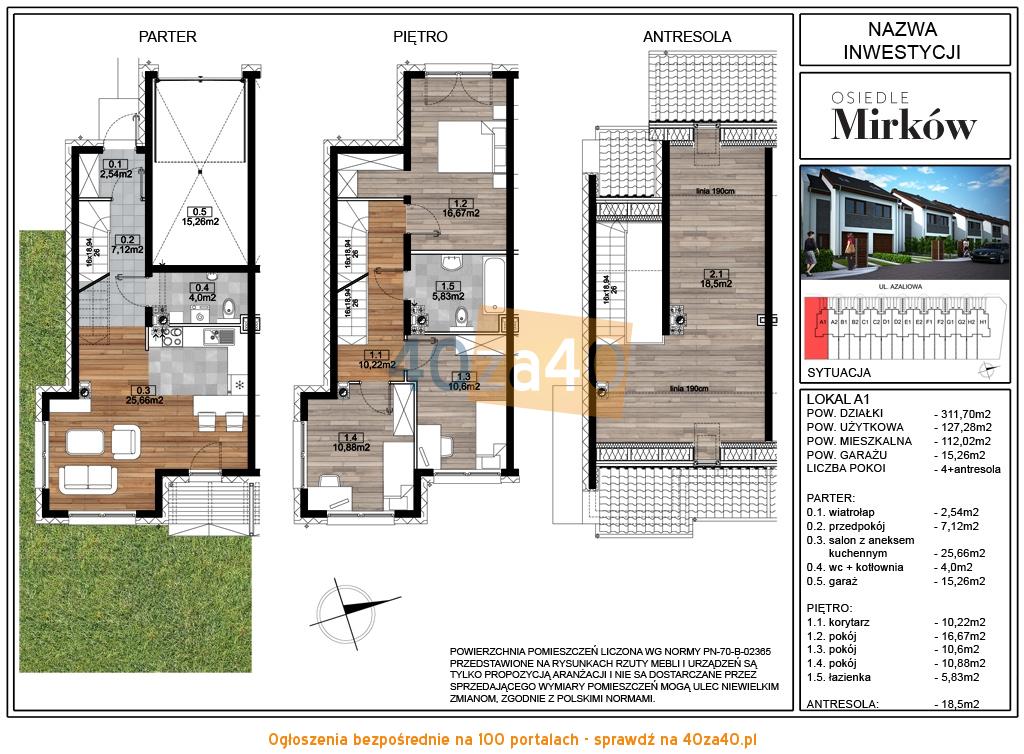 Dom na sprzedaż, powierzchnia: 122 m2, pokoje: 5, cena: 364 700,00 PLN, Wrocław, kontakt: + 48 537 404 467