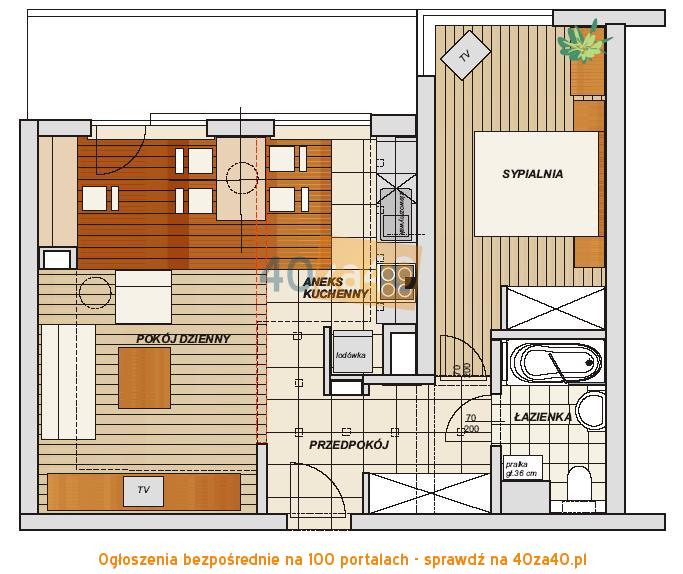 Mieszkanie do wynajęcia, pokoje: 2, cena: 2 050,00 PLN, Warszawa, kontakt: 601320503