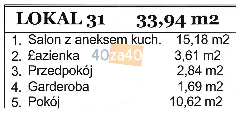 Mieszkanie na sprzedaż, pokoje: 2, cena: 134 063,00 PLN, Grójec, kontakt: 698 776 636