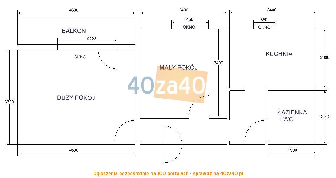 Mieszkanie na sprzedaż, pokoje: 2, cena: 151 000,00 PLN, Radom, kontakt: 608 108 927