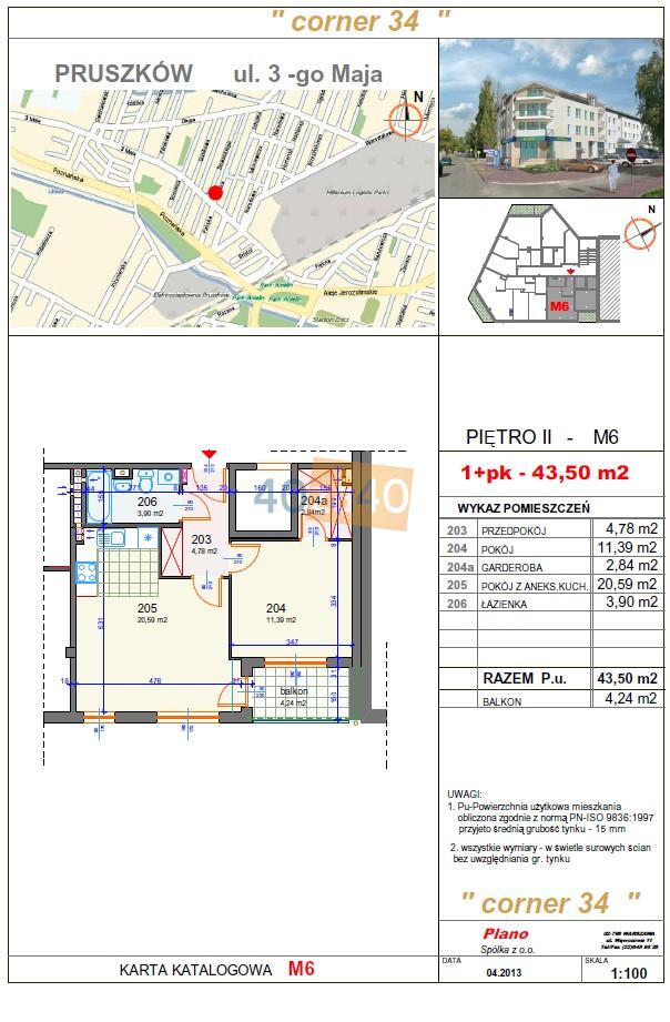 Mieszkanie na sprzedaż, pokoje: 2, cena: 229 500,00 PLN, Pruszków, kontakt: 691 239 221