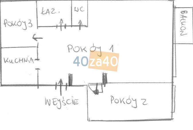 Mieszkanie na sprzedaż, pokoje: 3, cena: 198 000,00 PLN, Bydgoszcz, kontakt: 732821855