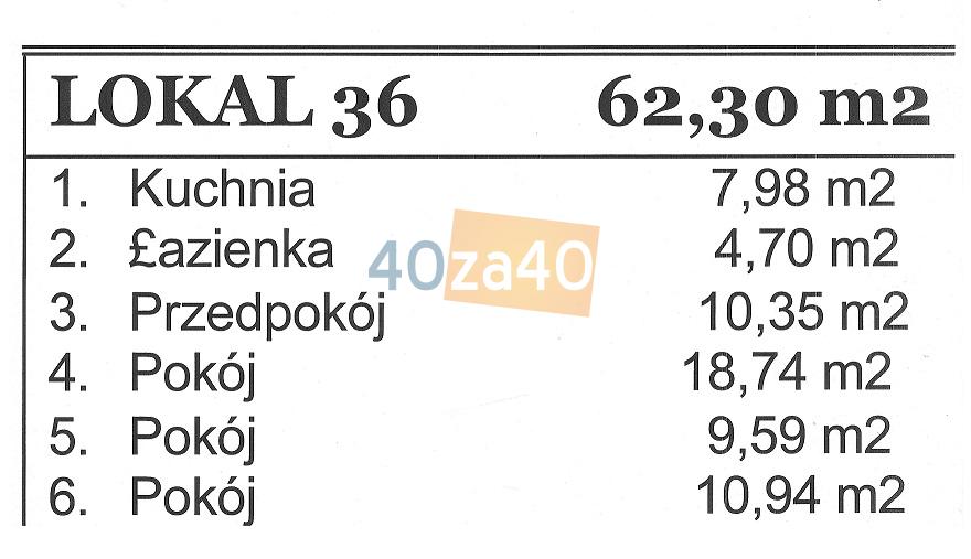 Mieszkanie na sprzedaż, pokoje: 3, cena: 246 085,00 PLN, Grójec, kontakt: 698 776 636