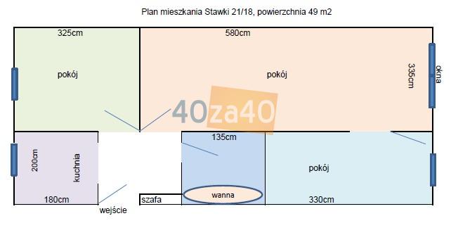 Mieszkanie na sprzedaż, pokoje: 3, cena: 295 000,00 PLN, Warszawa, kontakt: 509 115 546