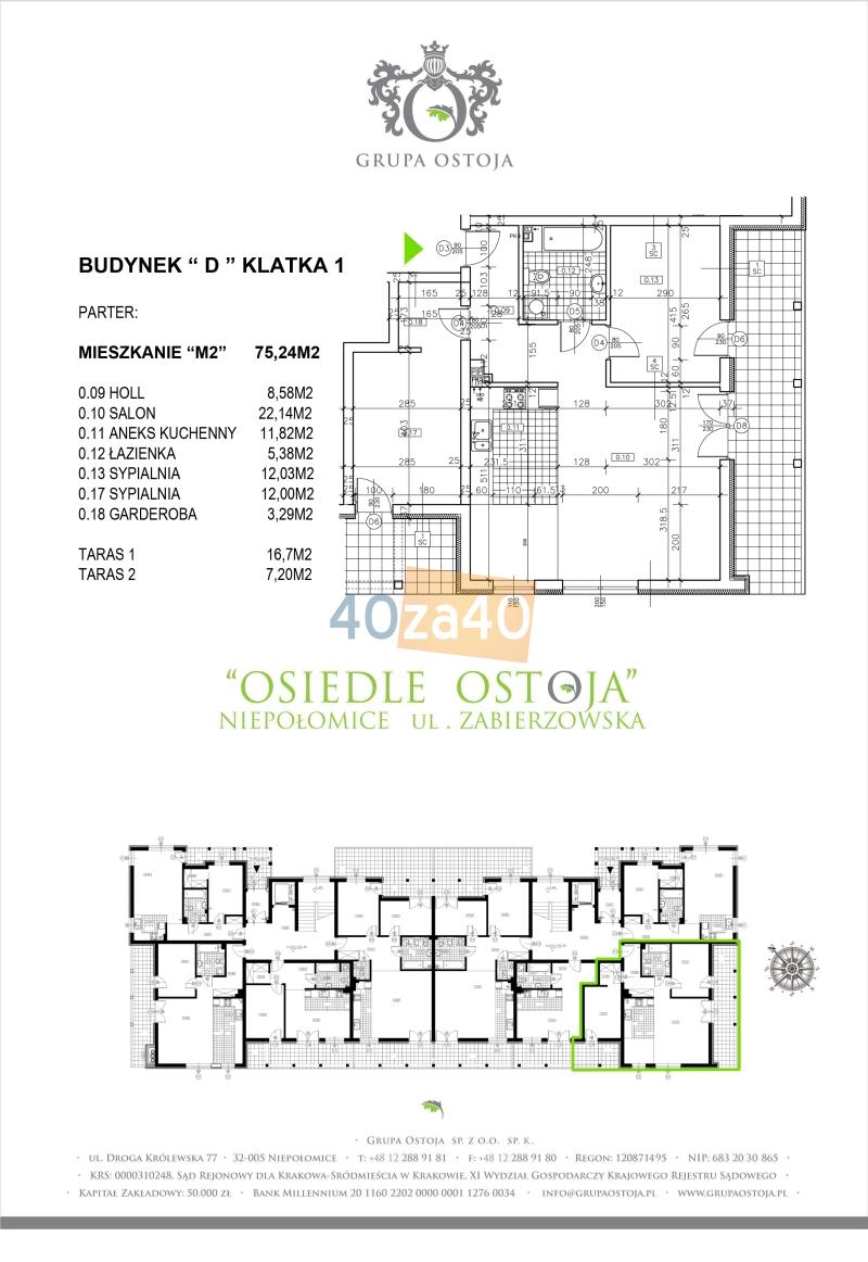 Mieszkanie na sprzedaż, pokoje: 3, cena: 328 799,00 PLN, Niepołomice, kontakt: 601527615