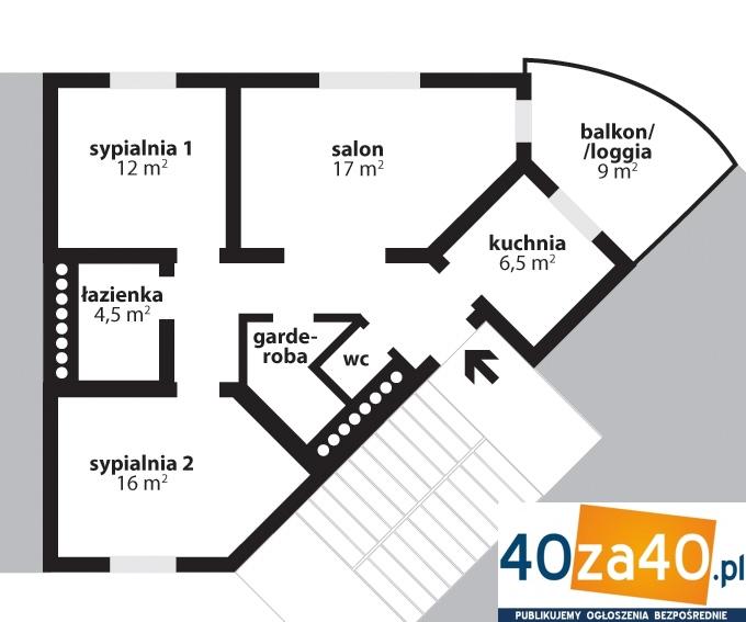 Mieszkanie na sprzedaż, pokoje: 3, cena: 398 000,00 PLN, Ząbki, kontakt: 501103993